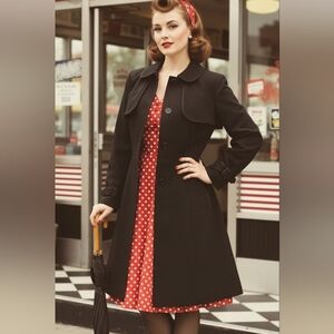 VINTAGE Nuage Trench Coat Size S
